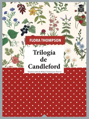 cover image of Trilogía de Candleford